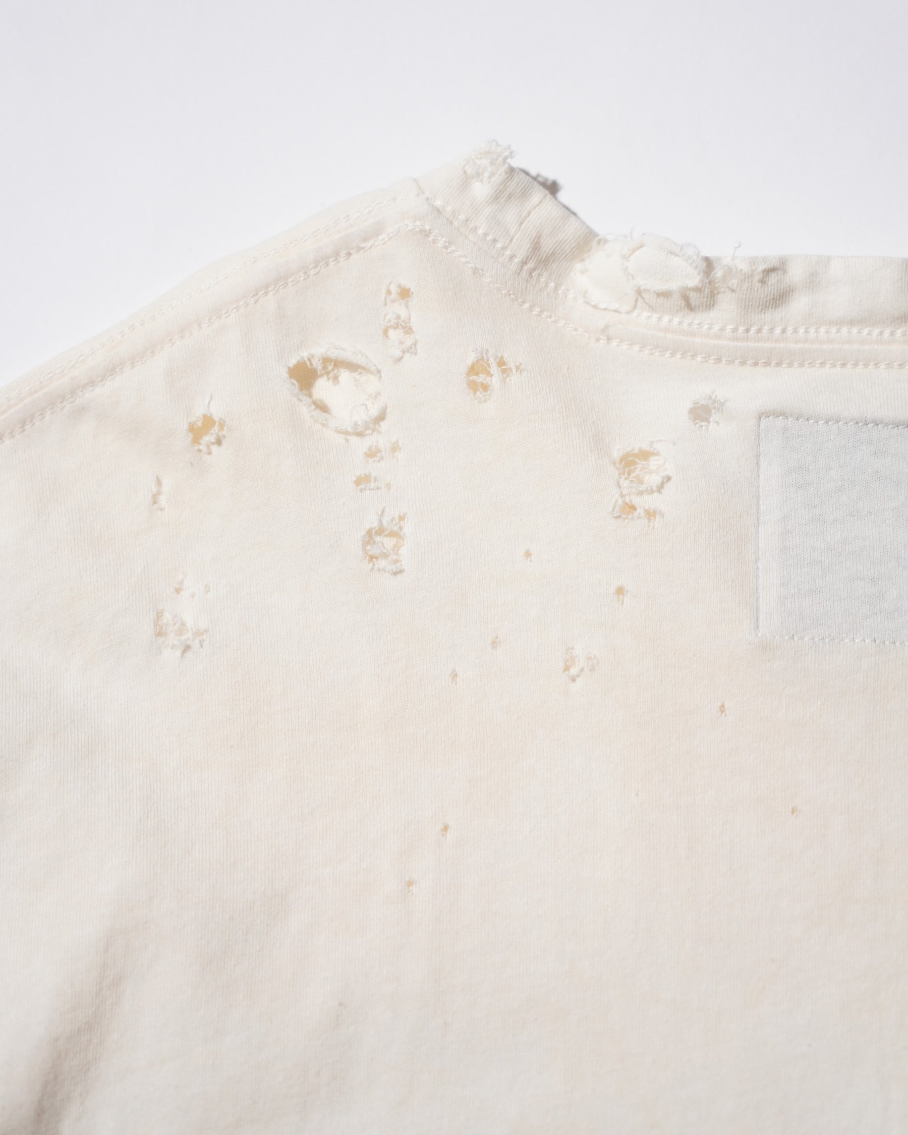 TEPPEI FURUYAMA / CRASH HALF SLEEVE T-SHIRT BEIGE