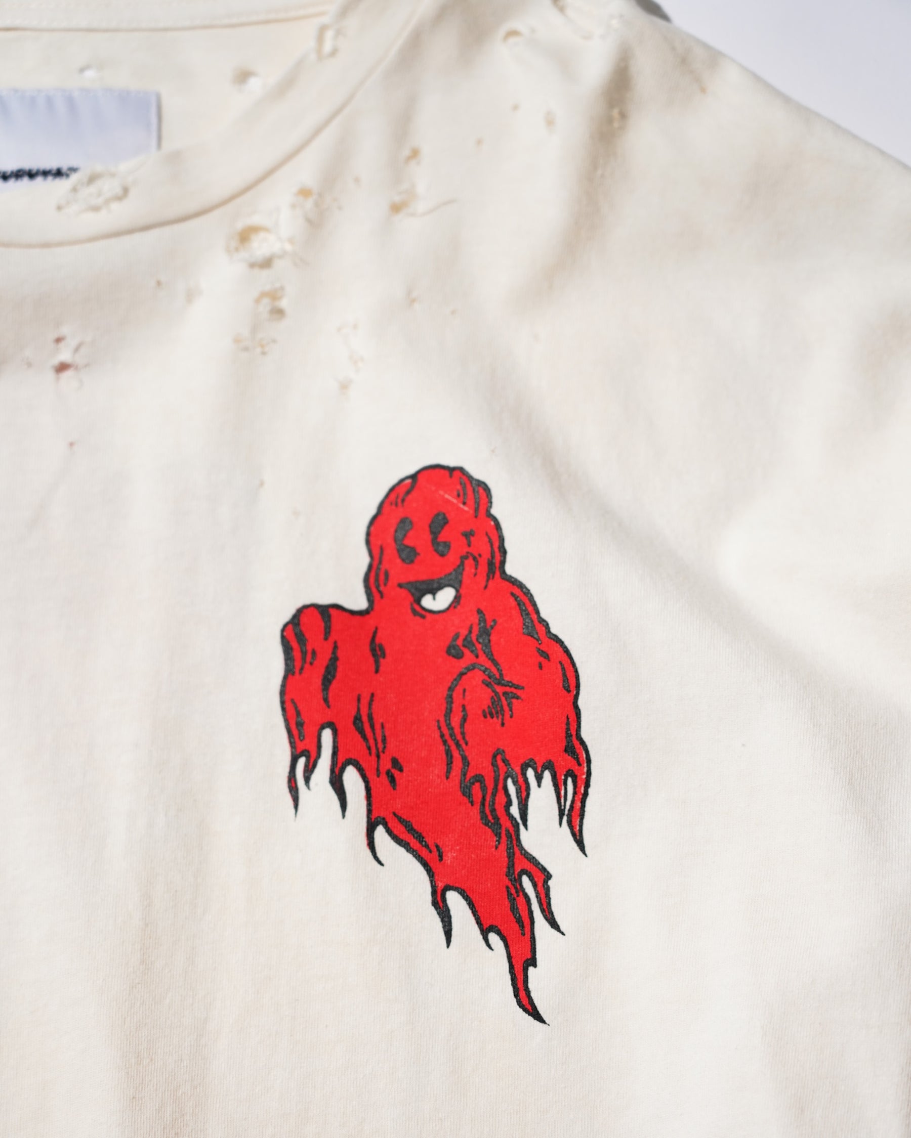 TEPPEI FURUYAMA / GHOST LS T SHIRT BEIGE