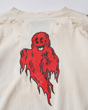 TEPPEI FURUYAMA / GHOST LS T SHIRT BEIGE