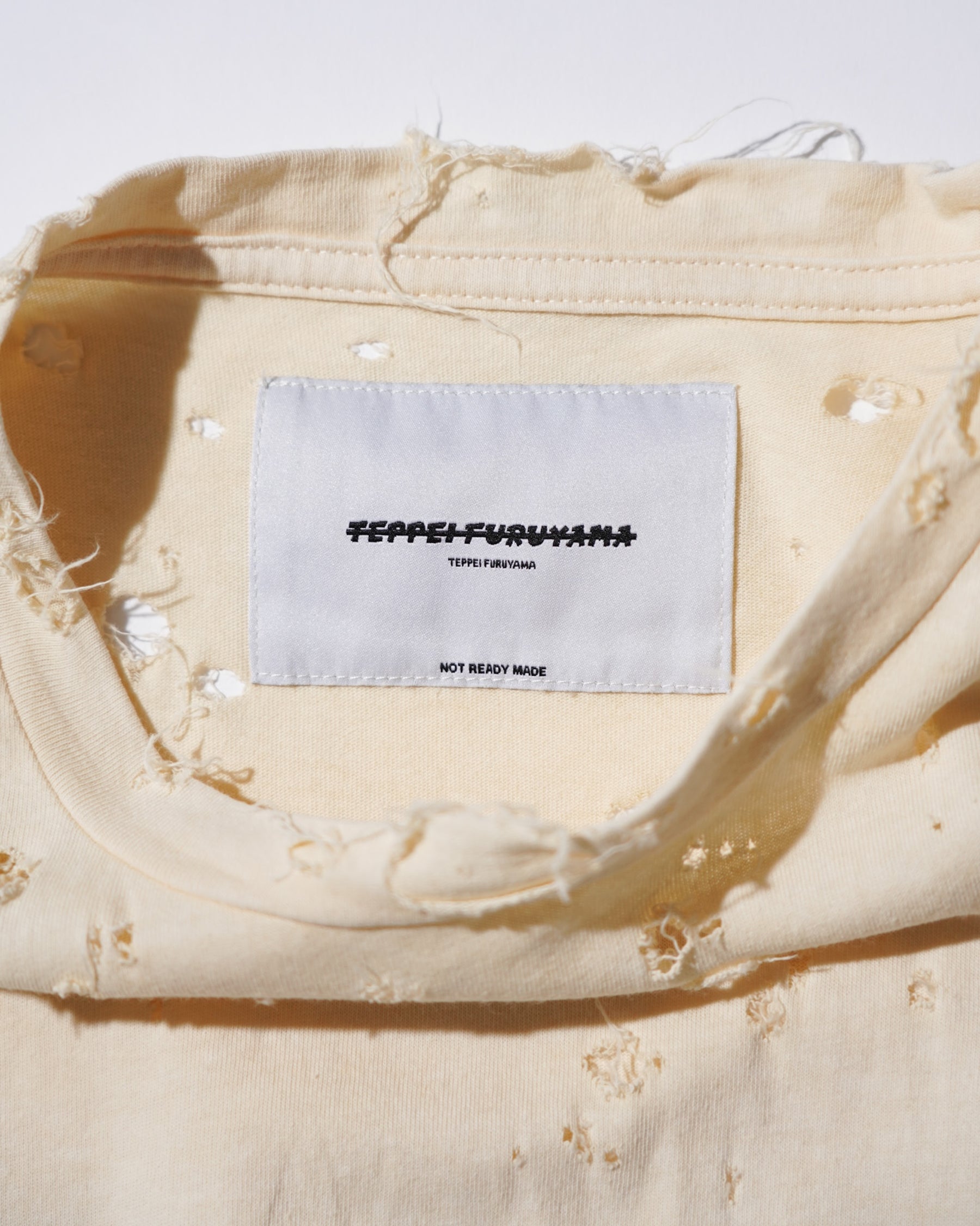 【EXCLUSIVE】TEPPEI FURUYAMA / NO SLEEVE T-SHIRT BEIGE