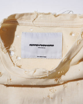 【EXCLUSIVE】TEPPEI FURUYAMA / NO SLEEVE T-SHIRT BEIGE