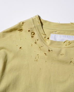 TEPPEI FURUYAMA / CRASH HALF SLEEVE T-SHIRT YELLOW