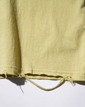 TEPPEI FURUYAMA / CRASH HALF SLEEVE T-SHIRT YELLOW