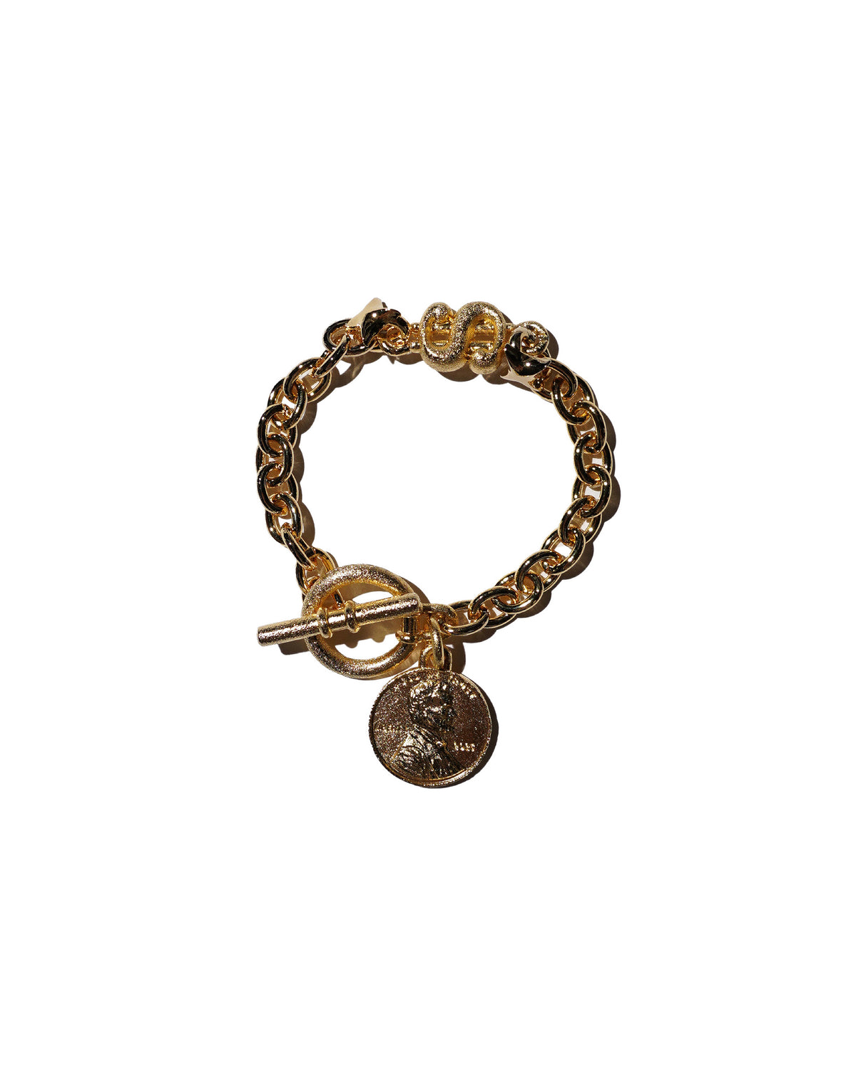 KOTA OKUDA / BRACELET CHAIN MATTE GOLD