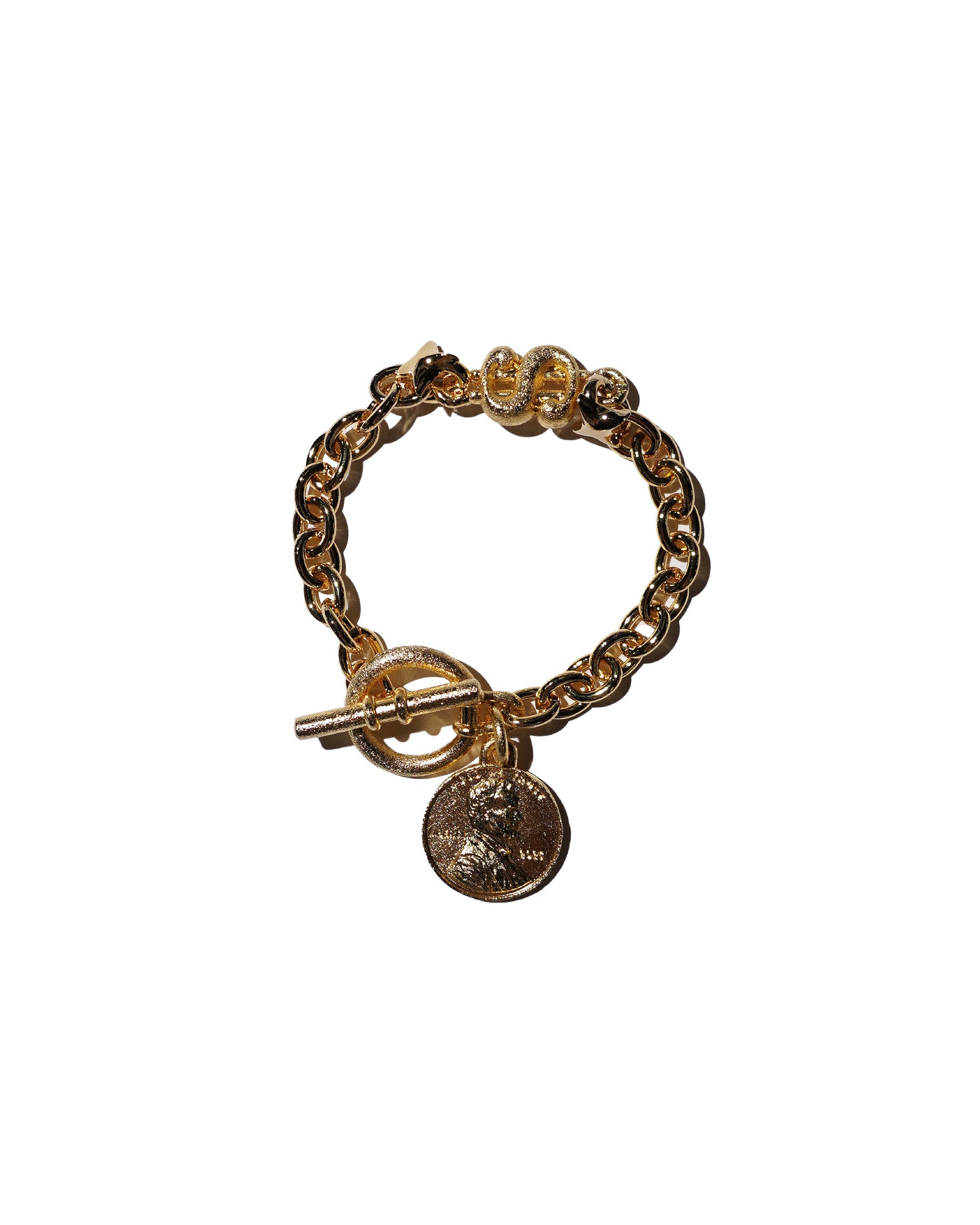 KOTA OKUDA / BRACELET CHAIN MATTE GOLD