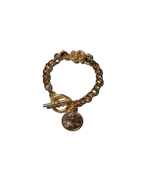 KOTA OKUDA / BRACELET CHAIN MATTE GOLD