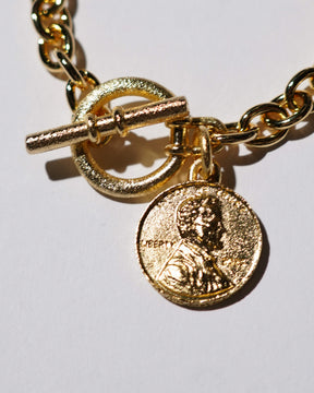 KOTA OKUDA / BRACELET CHAIN MATTE GOLD