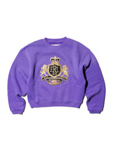 ERL / UNISEX CREST CREWNECK KNIT PURPLE