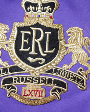 ERL / UNISEX CREST CREWNECK KNIT PURPLE
