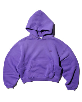 ERL / UNISEX ERL SCRIPT HOODIE KNIT PURPLE
