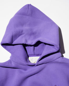 ERL / UNISEX ERL SCRIPT HOODIE KNIT PURPLE