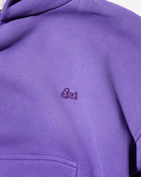ERL / UNISEX ERL SCRIPT HOODIE KNIT PURPLE