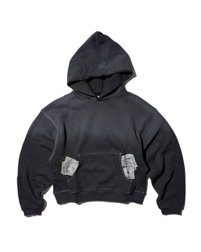 ERL / UNISEX MONEY HOODIE KNIT BLACK