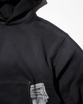 ERL / UNISEX MONEY HOODIE KNIT BLACK