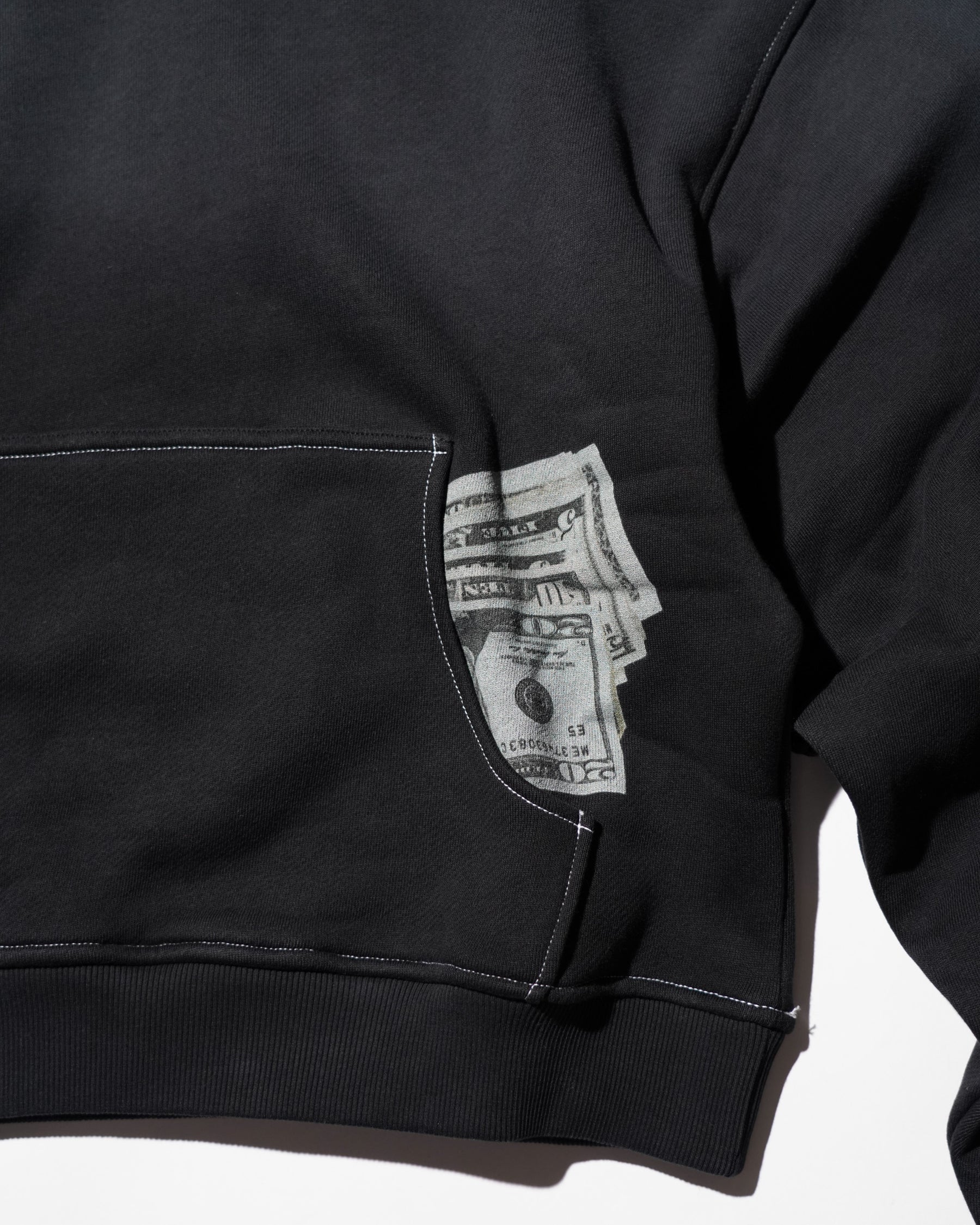 ERL / UNISEX MONEY HOODIE KNIT BLACK