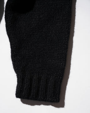 ERL / UNISEX CREST SWEATER KNIT BLACK