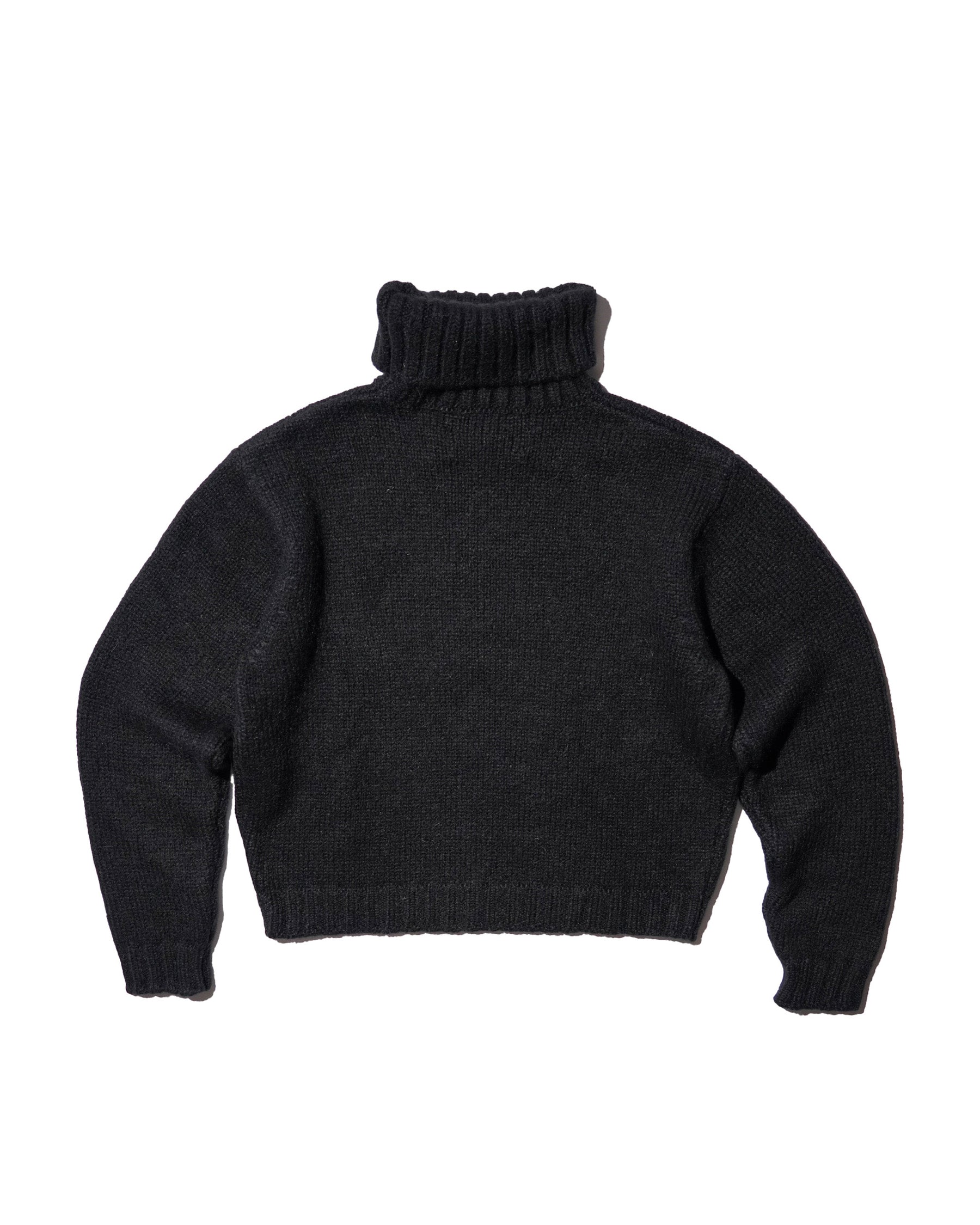 ERL / UNISEX CREST SWEATER KNIT BLACK