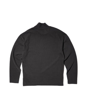 ERL / UNISEX MOCK NECK ERL SCRIPT LONG SLEEVE TEE KNIT BLACK