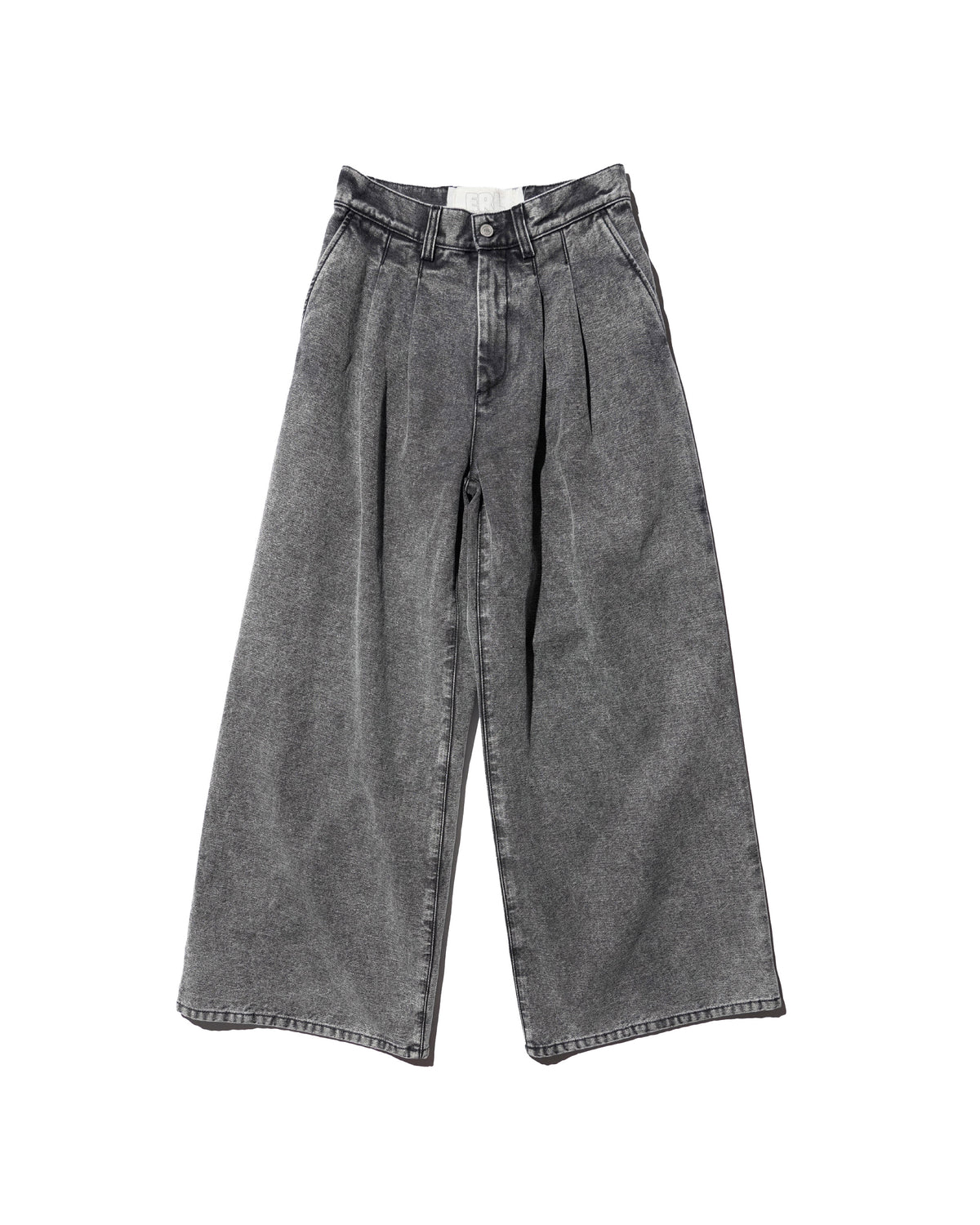 ERL / UNISEX PLEATED JEANS WOVEN BLACK