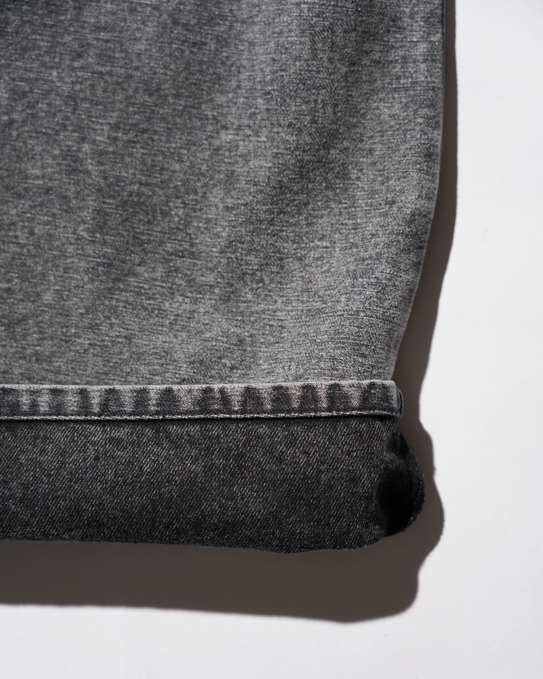 ERL / UNISEX PLEATED JEANS WOVEN BLACK
