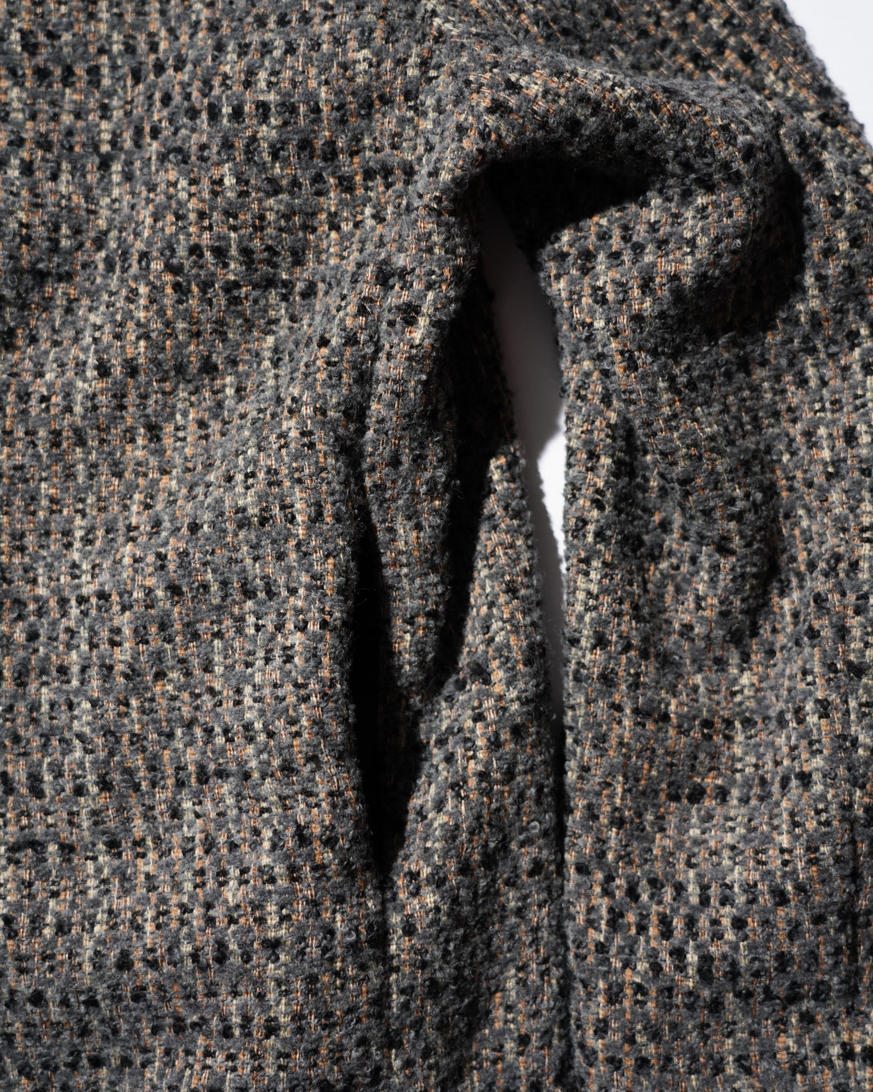 <span style="color: #f50b0b;">Last One</span> ERL / UNISEX TEXTURED WOOL OVERCOAT WOVEN GRAY
