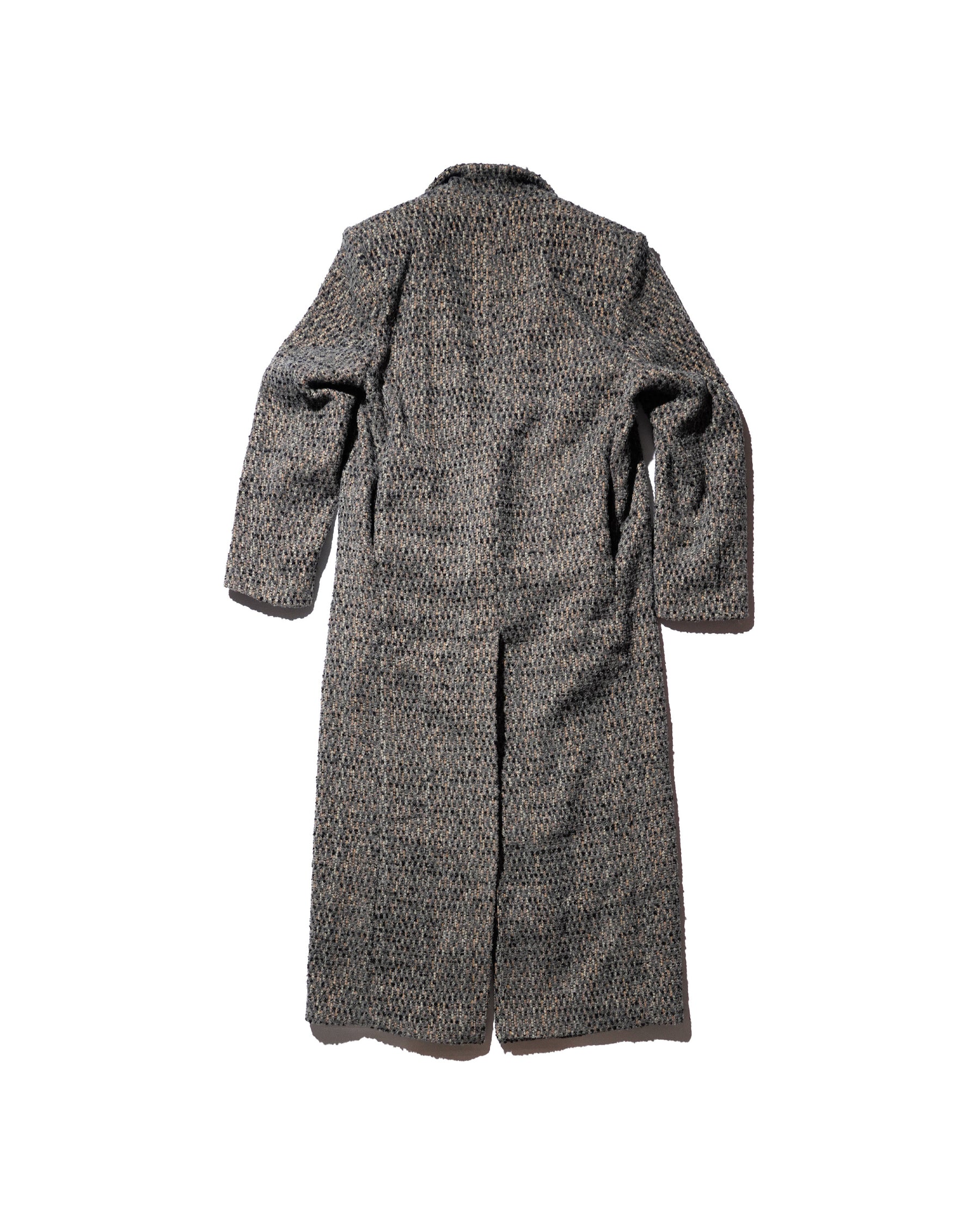 <span style="color: #f50b0b;">Last One</span> ERL / UNISEX TEXTURED WOOL OVERCOAT WOVEN GRAY