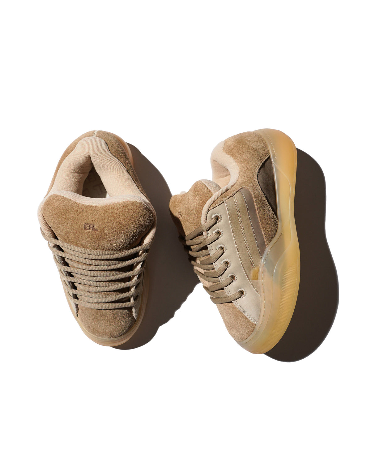 ERL / UNSIEX ERL QUAD VAMP LEATHER BEIGE