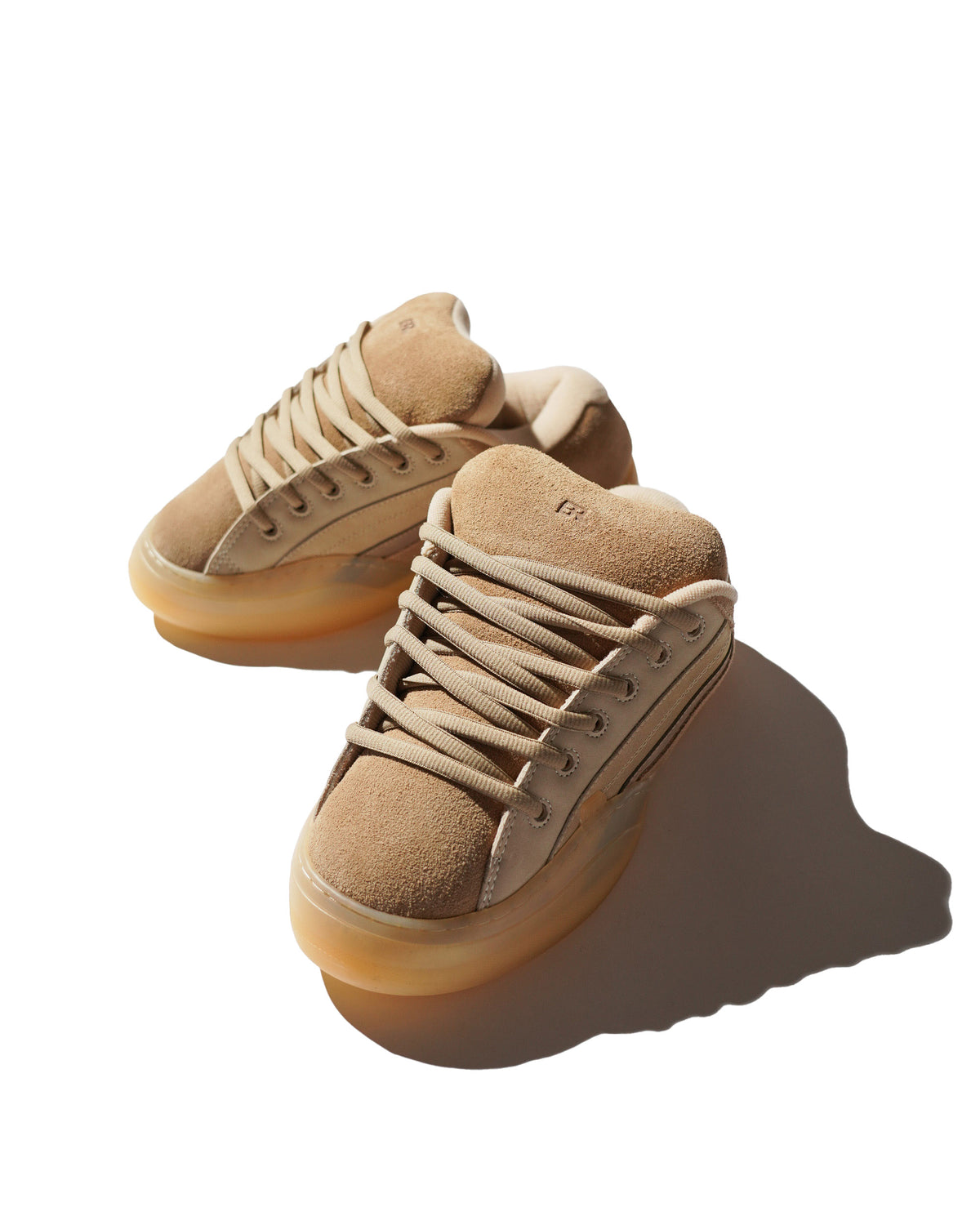 ERL / UNSIEX ERL QUAD VAMP LEATHER BEIGE
