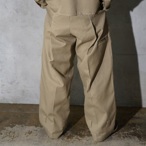 WHATEVERWORKS / DOUBLE KNEE PK PANTS KHAKI