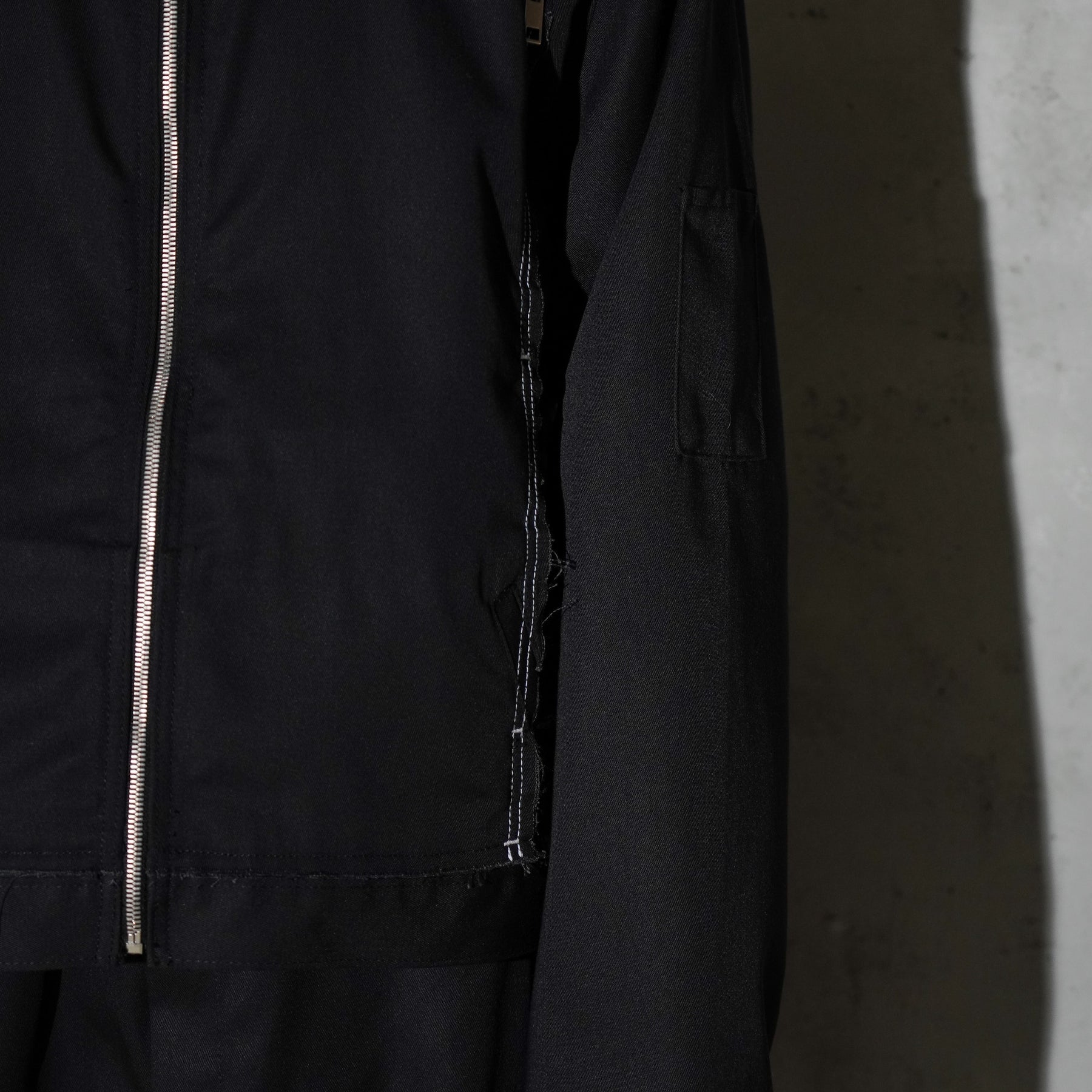 WHATEVERWORKS / SPLIT JACKET BLACK