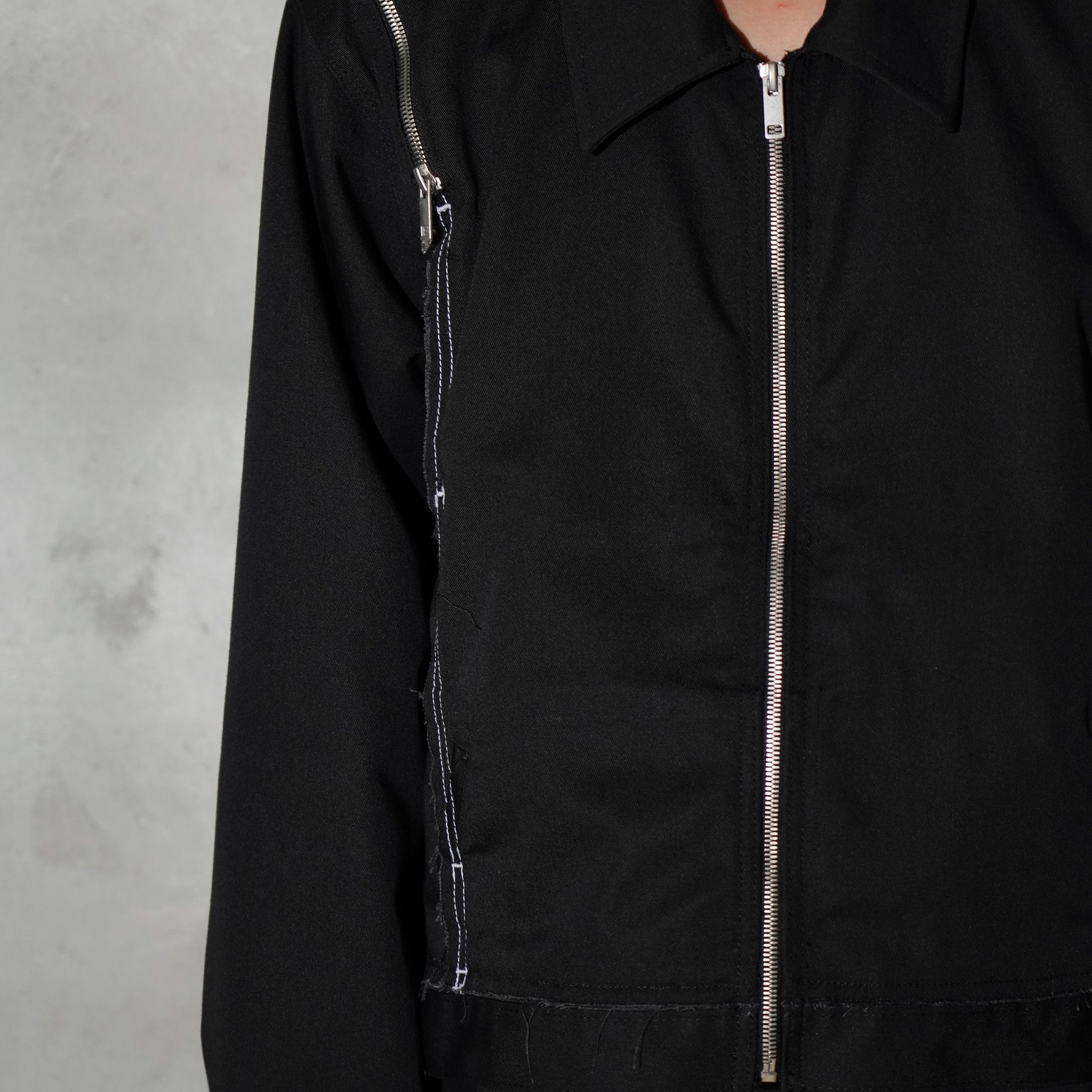 WHATEVERWORKS / SPLIT JACKET BLACK