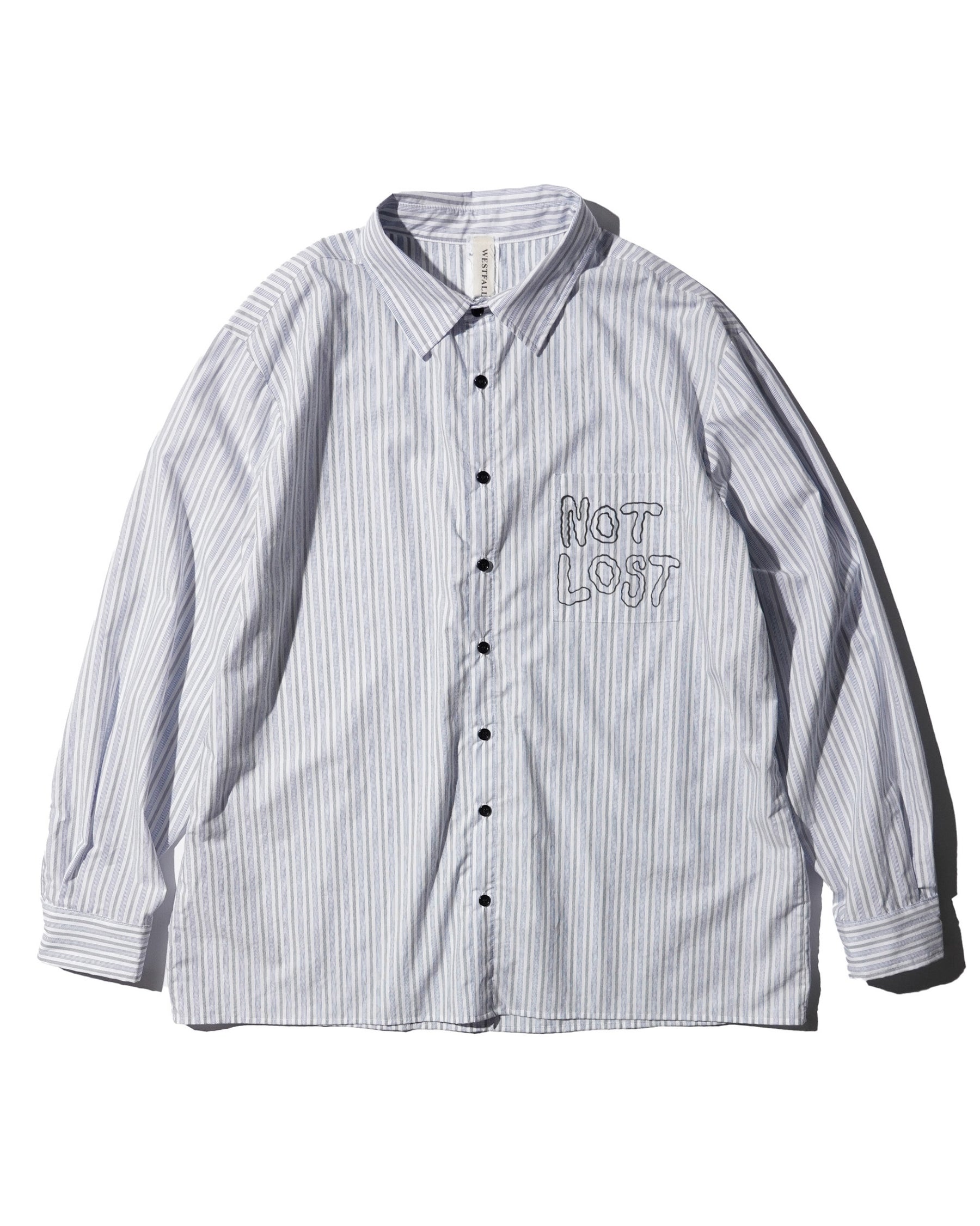 WESTFALL / NOT LOST SHIRT WHITE STRIPE