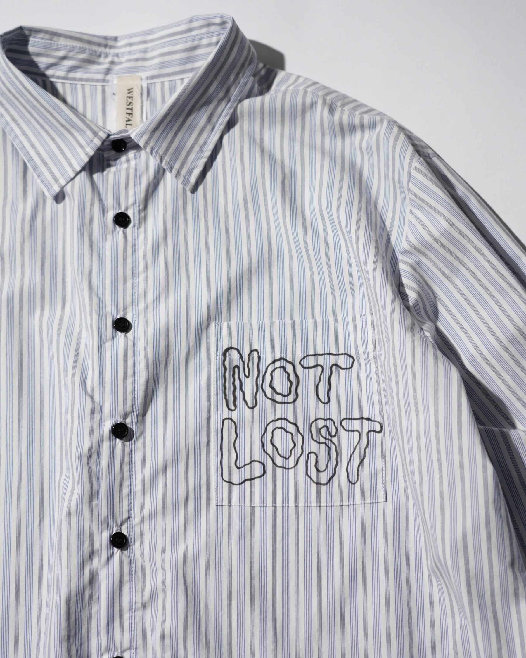 WESTFALL / NOT LOST SHIRT WHITE STRIPE