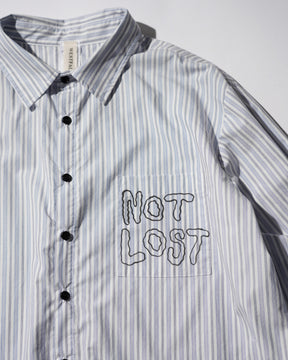 WESTFALL / NOT LOST SHIRT WHITE STRIPE