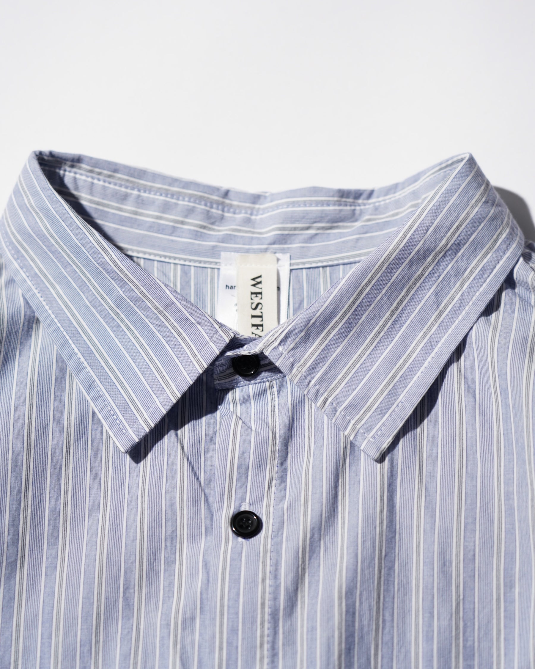 WESTFALL / PATCHES SHIRT BLUE STRIPE