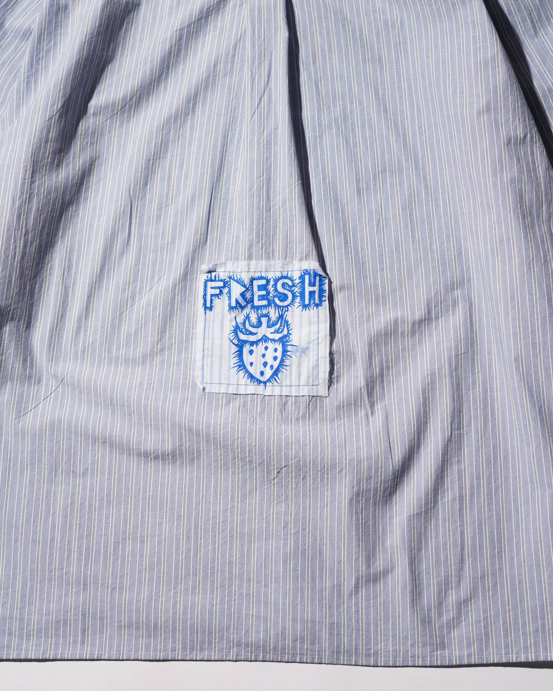 WESTFALL / PATCHES SHIRT BLUE STRIPE
