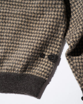 <span style="color: #f50b0b;">Last One</span> MEIAS / WOOL JQ HARRINGTON KNIT JK BROWN