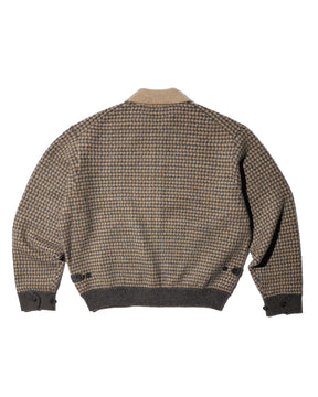 <span style="color: #f50b0b;">Last One</span> MEIAS / WOOL JQ HARRINGTON KNIT JK BROWN