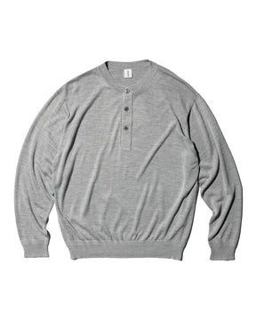 <span style="color: #f50b0b;">Last One</span> MEIAS / SILK HENLEY NECK PO T.GRAY