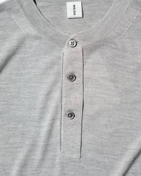 <span style="color: #f50b0b;">Last One</span> MEIAS / SILK HENLEY NECK PO T.GRAY