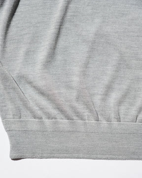 <span style="color: #f50b0b;">Last One</span> MEIAS / SILK HENLEY NECK PO T.GRAY