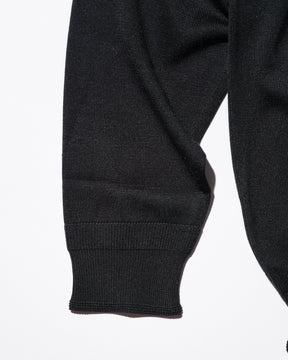 <span style="color: #f50b0b;">Last One</span> MEIAS / SILK HENLEY NECK PO BLACK