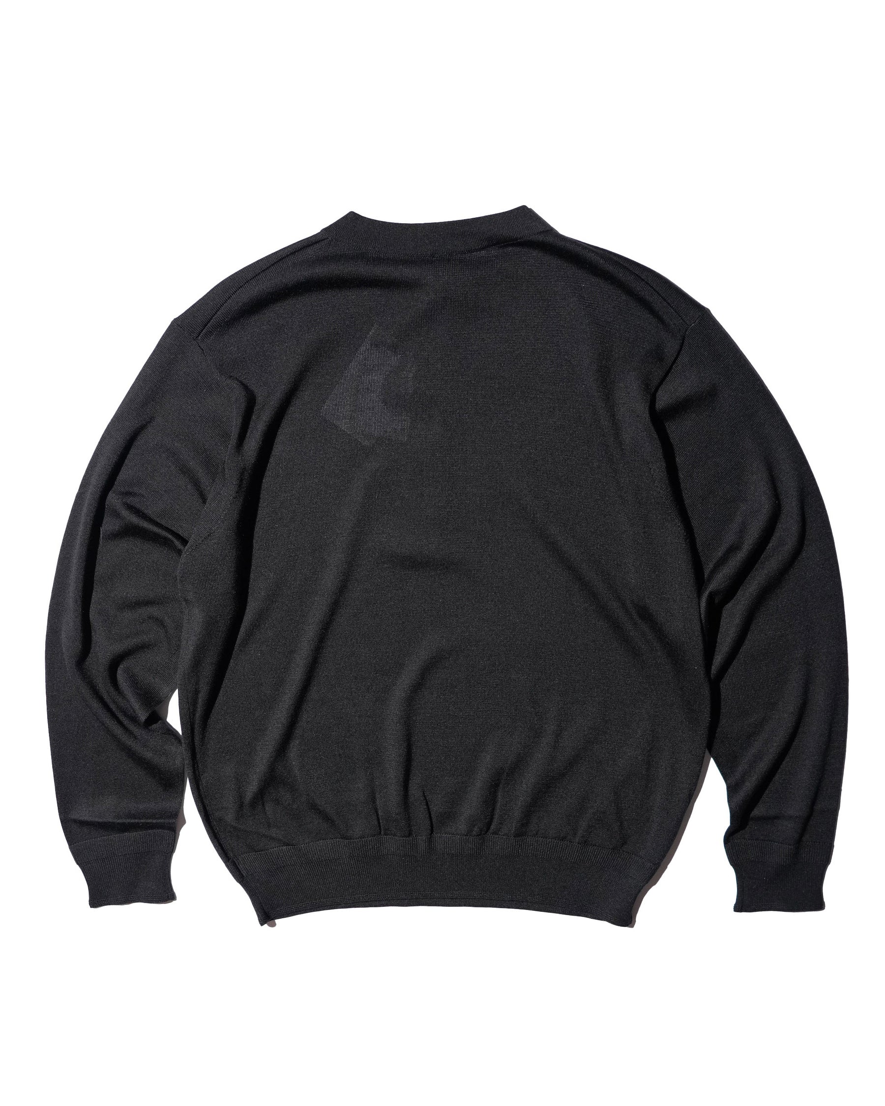 <span style="color: #f50b0b;">Last One</span> MEIAS / SILK HENLEY NECK PO BLACK