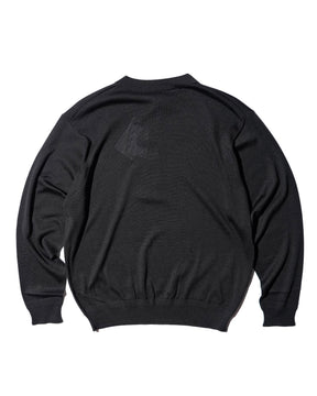 <span style="color: #f50b0b;">Last One</span> MEIAS / SILK HENLEY NECK PO BLACK