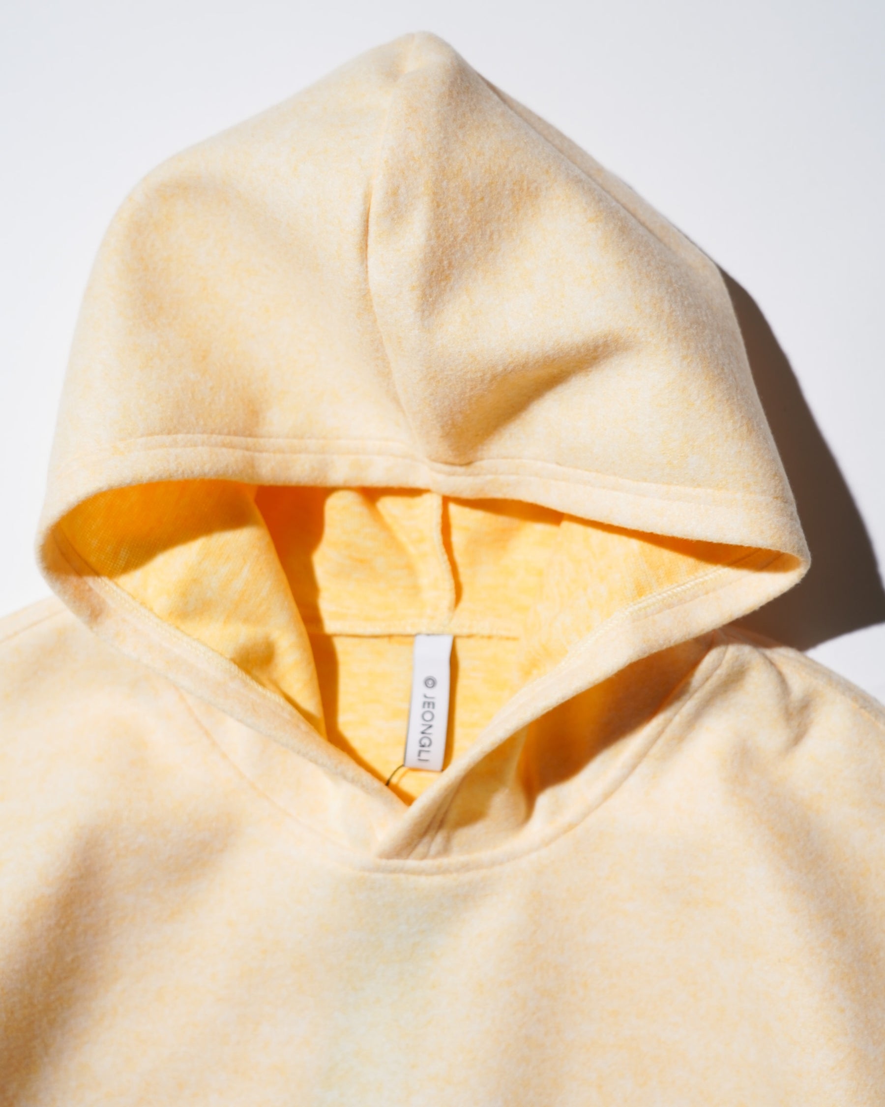 JEONGLI / HOODIE HYBRID WOOL YELLOW