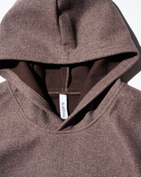 JEONGLI / HOODIE HYBRID WOOL BROWN