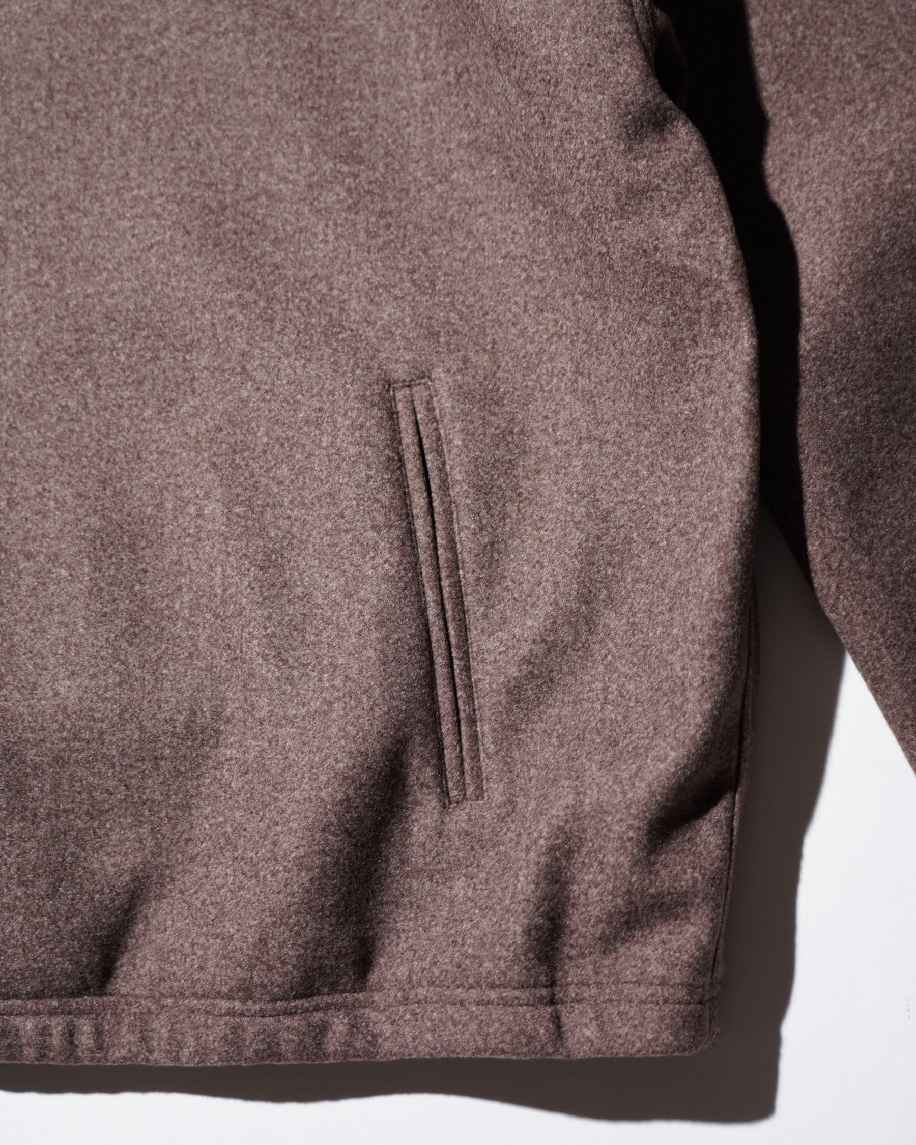 JEONGLI / HOODIE HYBRID WOOL BROWN