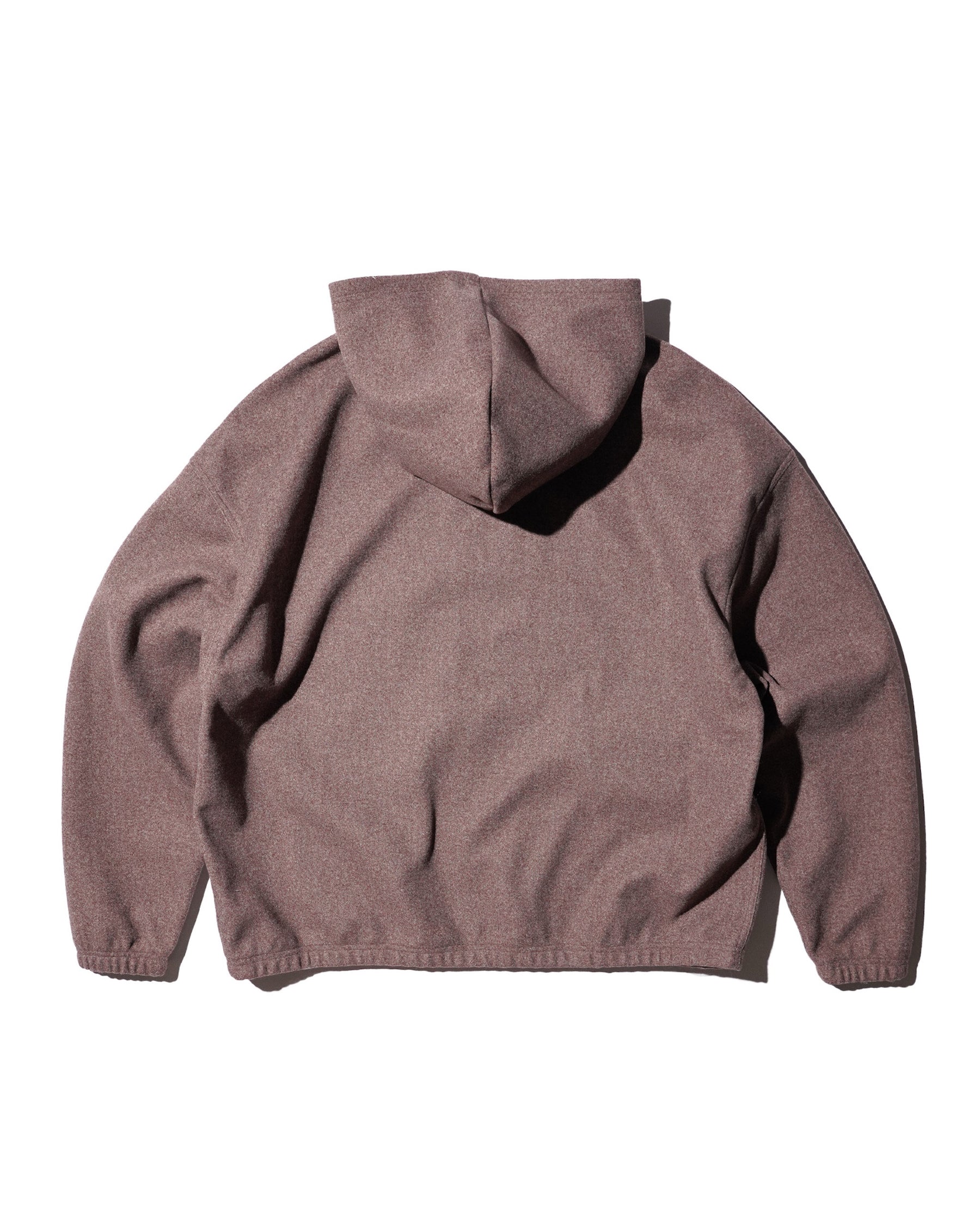 JEONGLI / HOODIE HYBRID WOOL BROWN