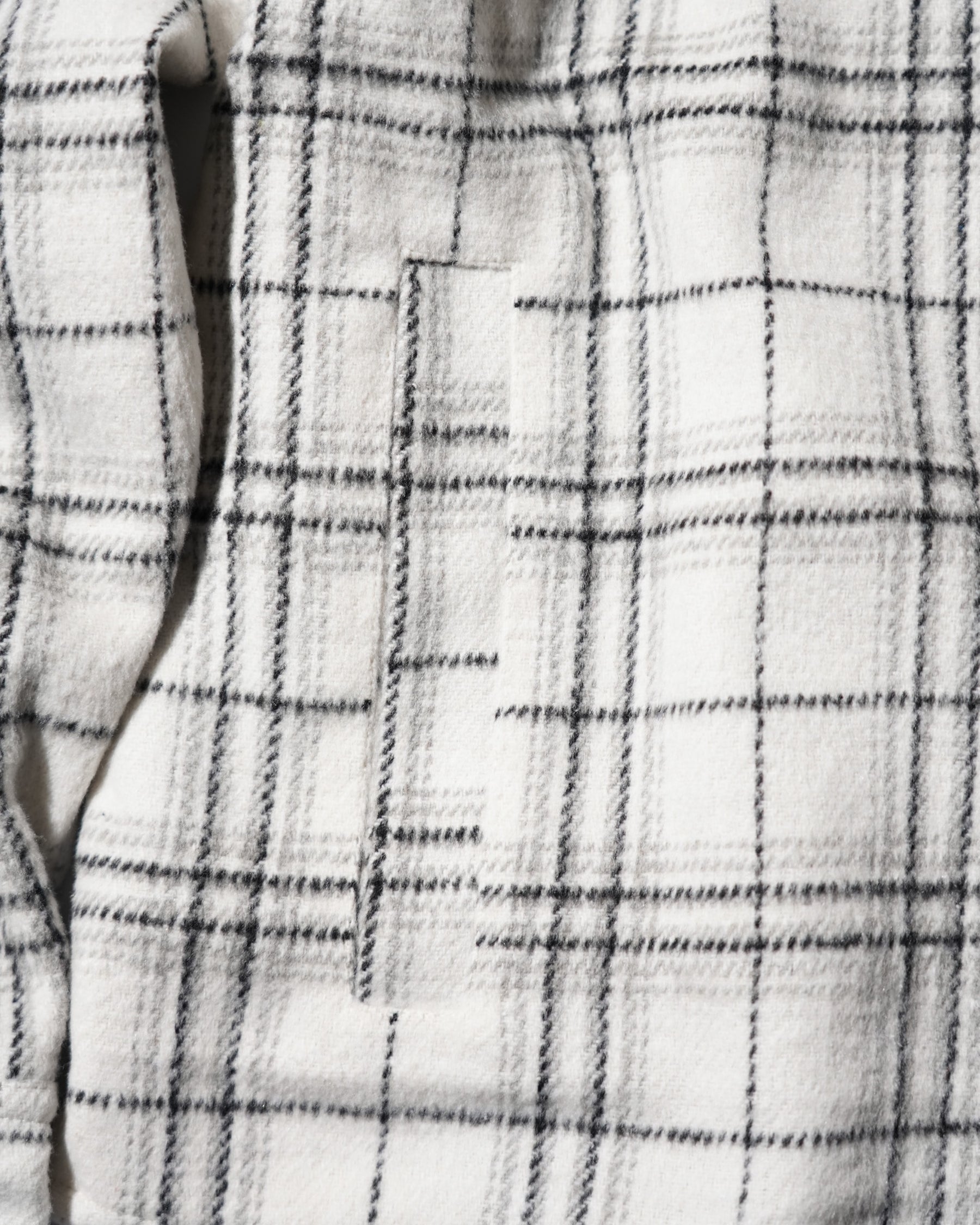 PRO CLUB / Work Shirt Jacket WHITE PLAID 9