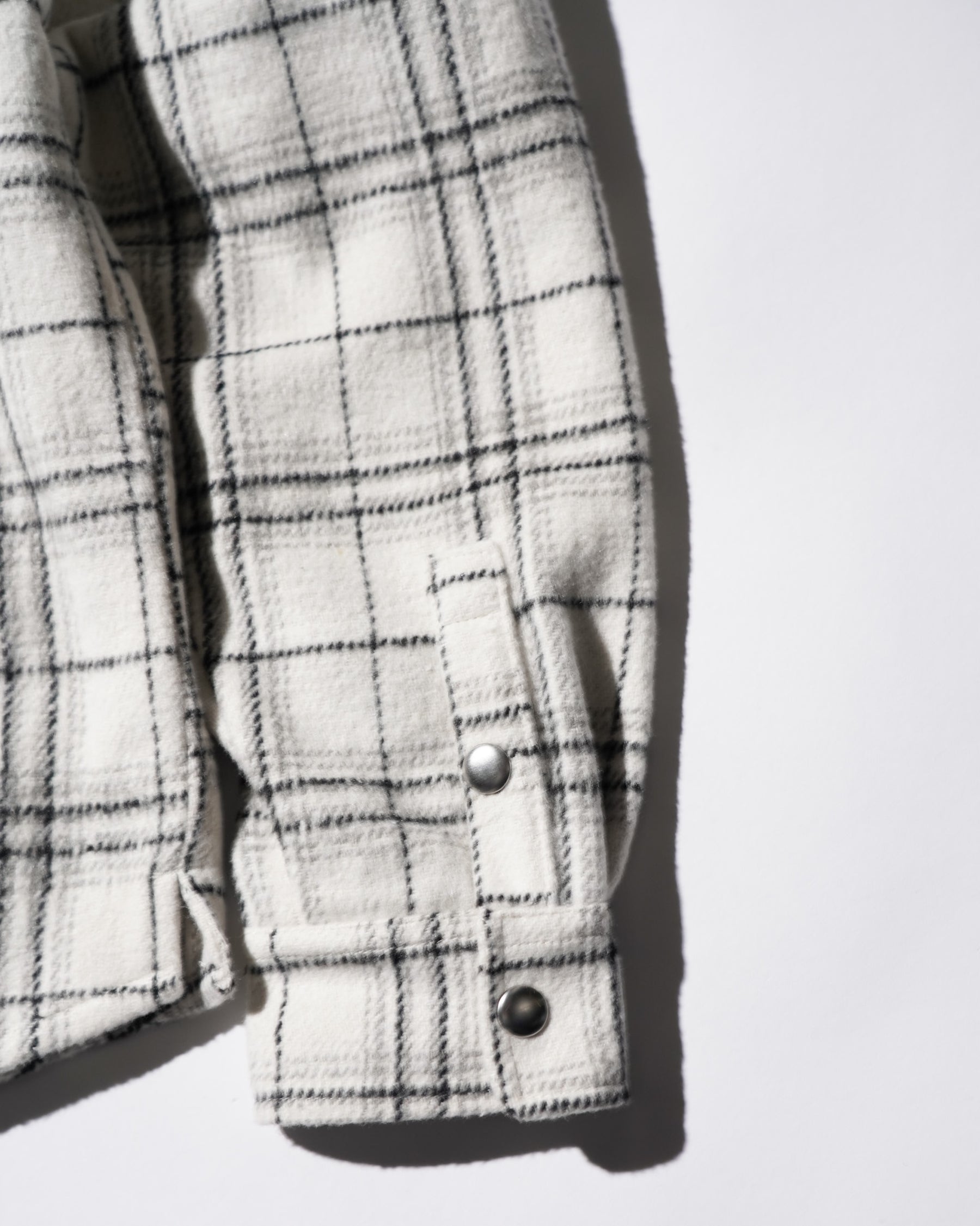 PRO CLUB / Work Shirt Jacket WHITE PLAID 10